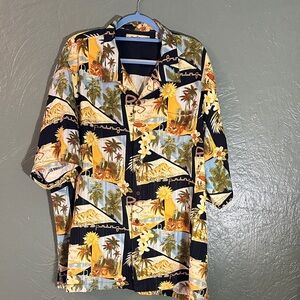 Tommy Bahama Multicolor Tropical Print Shirt